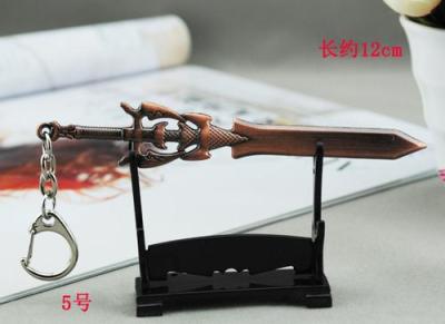 Factory direct metal Keychain around anime final fantasy weapons accessories