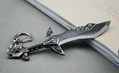 Factory Direct Sales Anime Peripheral Keychain World of Warcraft Weapon 450