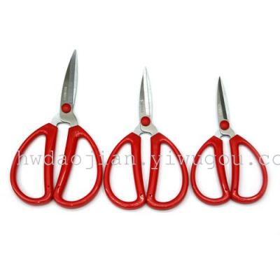 Factory direct selling stainless steel handle scissors, household scissors