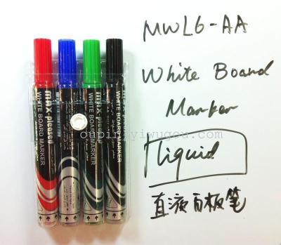 Mwl6-aa push liquid whiteboard pen