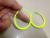 European and American Popular Fluorescent Color Empty Tube Earrings Fluorescent Yellow
Rubber Feel