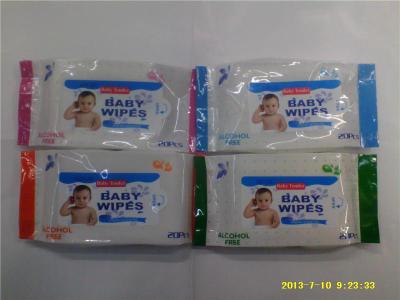 Self-produced 20 pieces of baby wipes wet wipes clean wipes.