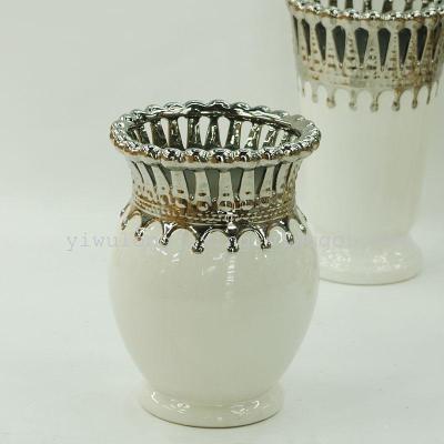 Gao Bo Decorated Home Factory outlets European crown vases ceramic vases Home Decoration
