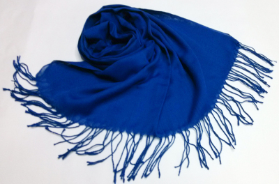 Polyester/cotton plain coloured scarf trade scarves