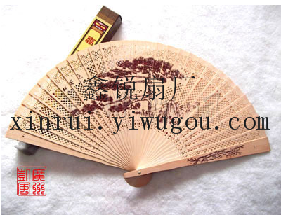 craft fan gift fan ke mu fan sandalwood fan decorative fan