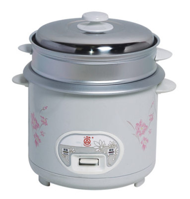 Triangle brand rice cooker white steel all-steel non-stick rice cooker