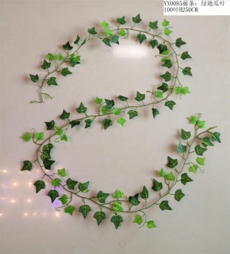 creeper flower vine ivy artificial flower rattan wall hanging plant emulational lawn emulational lawn