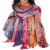 Slub cotton tie dye scarf trade Lina scarf scarves
