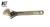 Newton nickel plated carbon steel 6-18-inch adjustable wrench