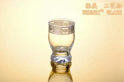 Wholesale Wenmei roast flowers glass wine cup of cold drink cup family special transparent super thick bar