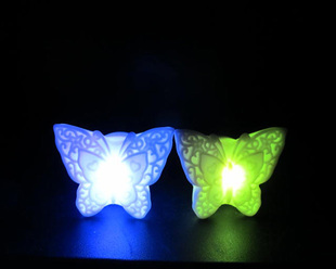 Seven-Color Night Light Colorful Butterfly Night Light Wholesale