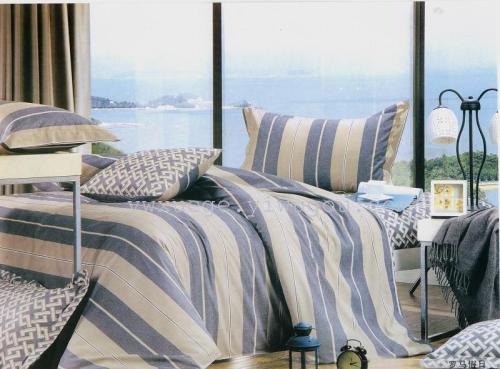 Bedding Cotton Four-Piece Set Foreign Trade Four-Piece Set Four-Piece Set Series Active Printing and Dyeing Snow Pigeon Elegant-Roman Holiday