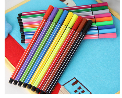 Washing watercolor pens student stationery 24 color watercolor pens painting wholesale tools