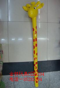 Inflatable toys, PVC materials manufacturers selling cartoon animals long rod