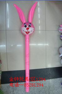 Inflatable toys, PVC materials manufacturers selling cartoon animals long rod