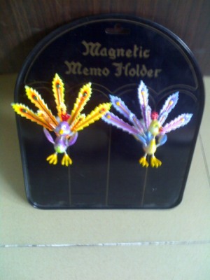 Plastic Movable Peacock Refridgerator Magnets