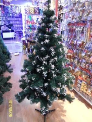 150cm Snowflake Head Ordinary Tree Green