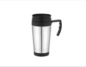 Office Cup Vacuum Cup Cup with Handle Single Hand Drinking Cup 450ml