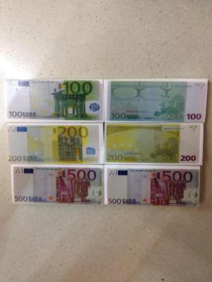 999 euro currency rubber