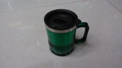 Three Bottom wire outer plastic inner steel car cup office cup