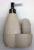661 Ceramic Emulsion Kitchen Stove Detergent Bottle Bathroom Sannitizer Replacement Bottle Vertical Stripes