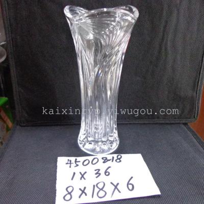 4500818 Deluxe Crystal Vase Single Glass Glass Craft Hotel Supplies