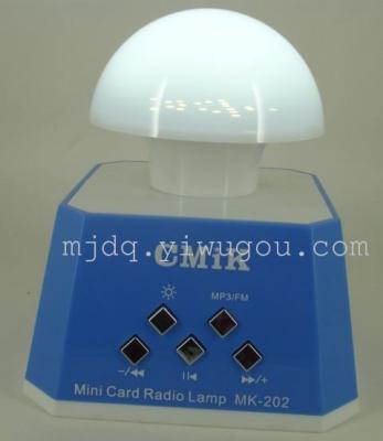 FM radio LED lights Mini Star lights card speakers cmik
