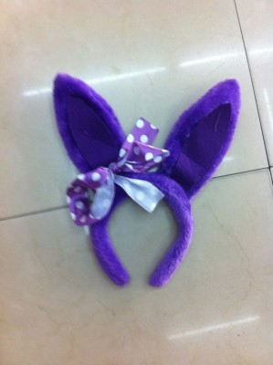 Bow tie rabbit ear hair band