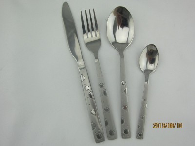 Western food knife fork spoon, stainless steel cutlery steak knife and fork