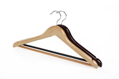 Natural environmental protection wood/wood hangers thick non-slip/hangers/drying hangers/triangle real wood hangers wholesale