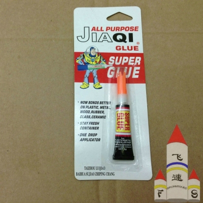 502 glue plastic bottle strong glue 1 single sucker aluminum tube JIA