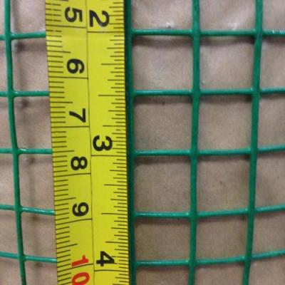 One-second inch green PVC welded wire mesh pet monkey cage mesh chicken wire