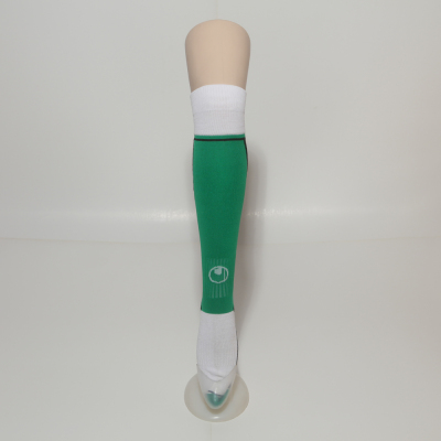 Quality assurance for export manufacturers shot authentic football sock 馠 show male cone with thick green dream