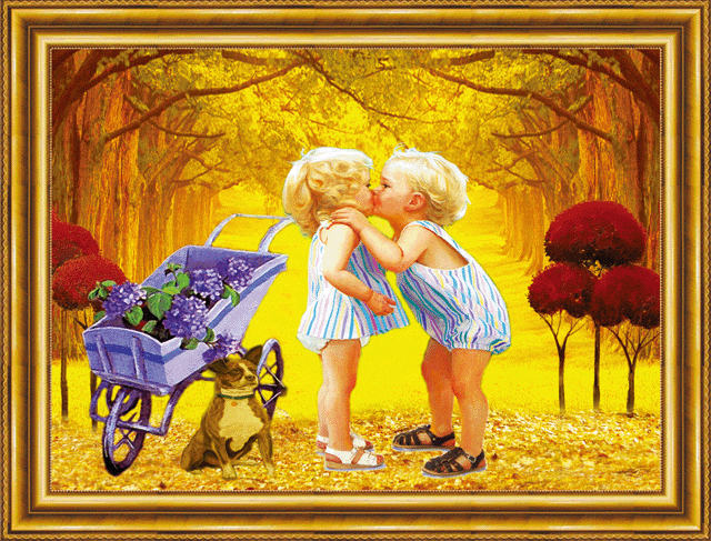 wholesale cross stitch new living room diy cloth arts and crafts material package golden childhood 5d0092