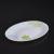 Opal Glass Food Treasure Tempered Glass Tableware Fish Plate Dish Heat-Resistant Glass Plate Exquisite White Jade Ceramic Dish