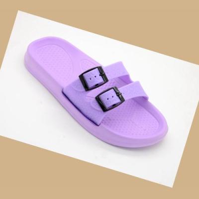 Adjustable double buckle piece of Lady's slippers home slippers slippers leisure summer