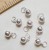 S925 Sterling Silver Marcasite Accessories Wholesale DIY Silver Jewelry Simple Small Bell Crisp in-Ear Accessories Factory Direct Sales