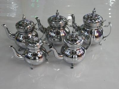 STAINLESS STEEL PUMPKIN POT WITH CHROMIUM PLATING 5SIZES