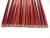 Pencil Factory Customized Direct Sales 12 Red and Black Strip Paint Big Skin Head Pencil (Slender Bamboo Shoot)