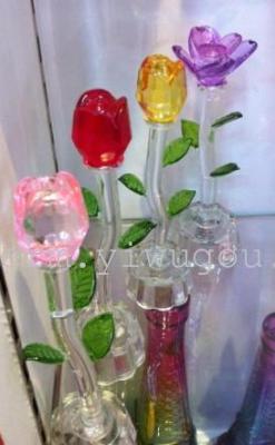 Crystal rose ornament factory direct Valentine gifts, Valentine's gifts,