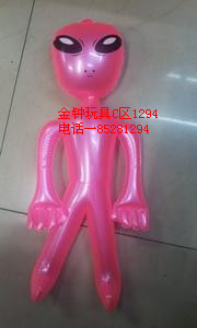 Inflatable toys, PVC material manufacturers selling cartoon aliens
