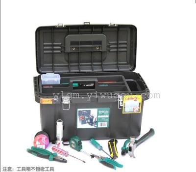 Car tool kits, large plastic enhanced Toolbox