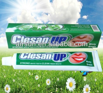 clesan up green gel mint toothpaste