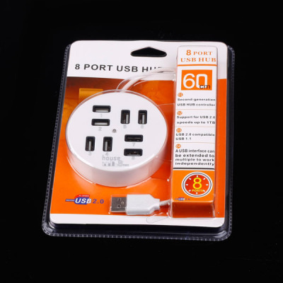 Factory direct A511 circular 8 port USBHUB USB2.0HUB USB hub