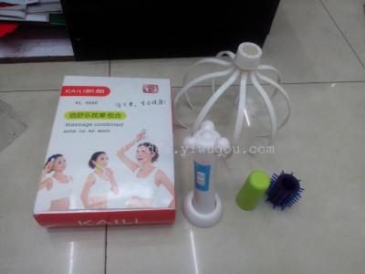 Four-in-one massager face massager, head massager