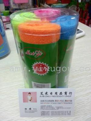 In 4 30*30 microfiber cloth water hair Baijie dishcloth towel cloth