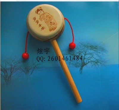 Baby toy rattle traditional auspicious? waves? hand? baby rocker drum toy teaching aids
