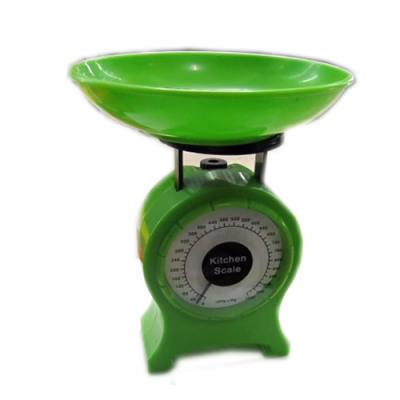1000G green plastic household kitchen with a mechanical spring scale kitchen scale