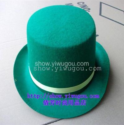 Green hat, Lincoln hat,non-woven cap, magic hat