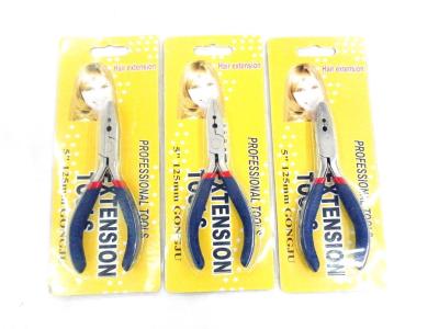 Stainless steel hair pliers for wigs